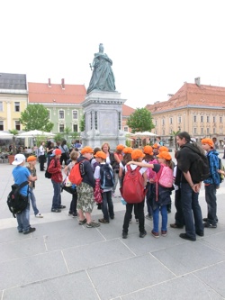 ... schließlich landeten wir auf dem Neuen Platz bei Maria Theresia ...